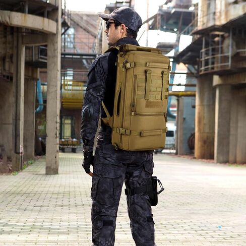 HUNTVP 50L 3 Way Tactical Military MOLLE Assault Backpack Modular WR Bag in Kuwait