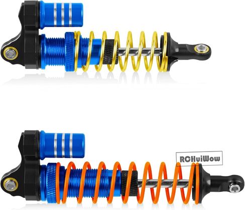 RC Shocks Absorber Upgrades Part for 1/10 Slash 4x4/2WD(VXL),Rustler 4x4/2WD(VXL),Stampede 4x4/2WD(VXL),Bandit 4x4/2WD(VXL) 4WD 2WD RC Car,Alloy Front Rear Big Bore Shocks Absorber,Navy Blue in Saudi Arabia