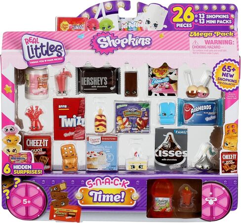 Shopkins Real Littles Collector's Pack | 8 Plus 8 Real Branded Mini Packs (16 Total Pieces). Style May Vary. in Kuwait
