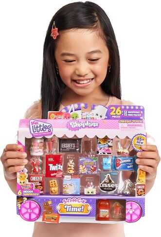 Shopkins Real Littles Collector's Pack | 8 Plus 8 Real Branded Mini Packs (16 Total Pieces). Style May Vary. in Kuwait