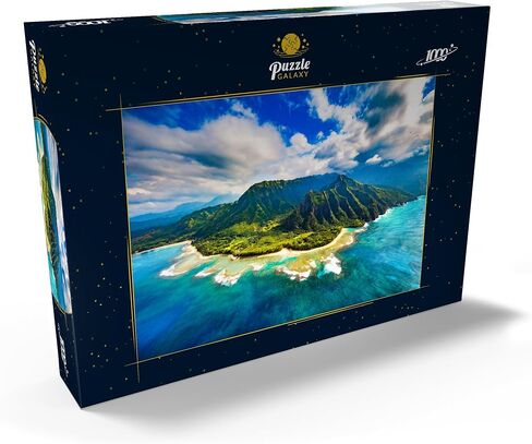 MyPuzzle Aerial View on Na Pali Coast Kauai Hawaii - Premium 1000 قطعة بانورامزو للبالغين in Kuwait
