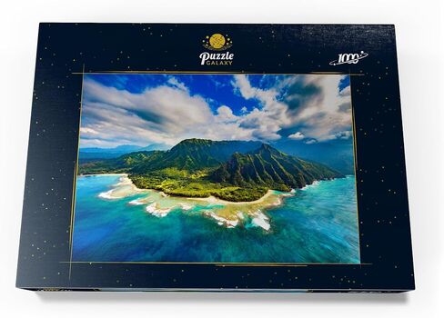 MyPuzzle Aerial View on Na Pali Coast Kauai Hawaii - Premium 1000 قطعة بانورامزو للبالغين in Kuwait
