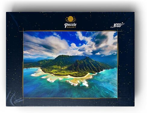 MyPuzzle Aerial View on Na Pali Coast Kauai Hawaii - Premium 1000 قطعة بانورامزو للبالغين in Kuwait