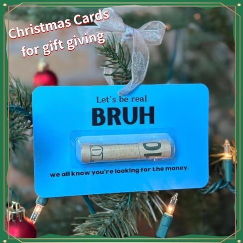 9 PCS Gift Card/Money Holders for Gifting Cash, Checks, Variety Fund Designs of Money Gift Card with Plastic Cover and Adhesive for Christmas Decoration in Saudi Arabia