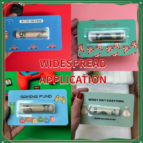 9 PCS Gift Card/Money Holders for Gifting Cash, Checks, Variety Fund Designs of Money Gift Card with Plastic Cover and Adhesive for Christmas Decoration in Saudi Arabia