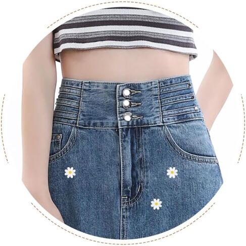 Daisy Flower Patch Clothing Iron On Patches Embroidered Appliques 20pcs in Saudi Arabia