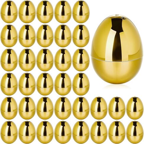 36 Pcs Fillable Easter Eggs 2.36 Inch Easter Eggs with Hinge Plastic Empty Eggs for Easter Egg Hunt Basket Stuffers Easter Theme Decorations (Green) in Saudi Arabia