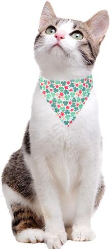 St.Patrick's Day Cat Collar Breakaway with Cute Sunflower and Bell Accessories Holiday for Kitty Adjustable Safety in Saudi Arabia