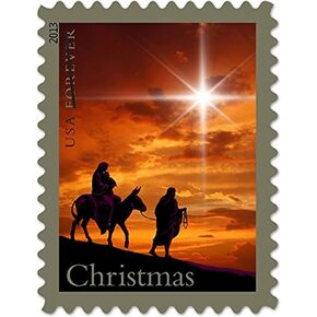 كتيب العائلة المقدسة على الوجهين من 20 إلى Forever Christmas Stamps Scott 4711