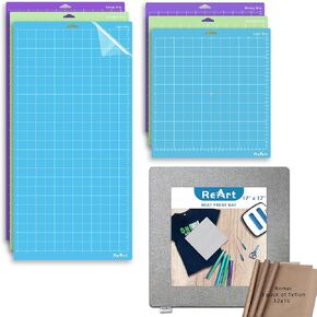 REART COTTER MAT VILEMENT 6 Pack Heat Press MAT 17 "X17"
