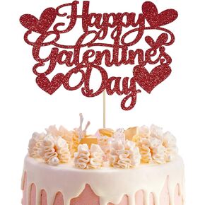 Happy Valentine's Cupcake Topcake Toppers ، كن بلدي كعكة عيد الحب ، 1 PCS ، بيكس عيد الحب ، اختيار كعكة عيد الحب زفاف الزفاف الزفاف.