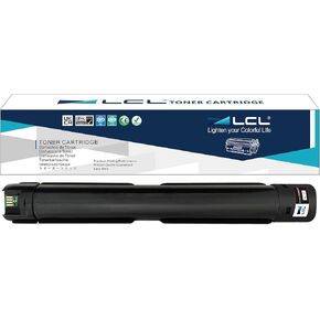 LCL Compatible Toner Cartridge Replacement for Xerox WorkCentre 7120 7125 7220 7220I 7225 7225I 006R01457 7120 7125 7220 7220I 7225 7225I Color Printer (1-Pack Black)