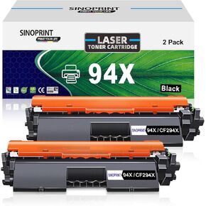 94x حبر خرطوشة أسود عالية العائد لـ HP LaserJet Pro M118DW Toner Cartridge ، Pro M148DW ، M148FDW ، M118 ، M148 ، M149FDW Printer 2-Packs Black