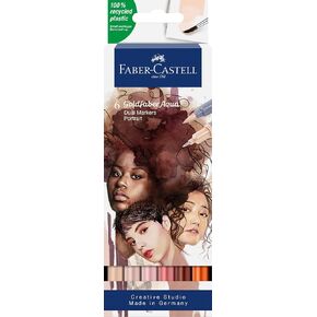 Faber-Castell Creative Studio Goldfaber Aqua Dual Marker, Portrait, Wallet Of 1, For Art, Craft, Drawing, Sketching, Home, School, University, Colouring