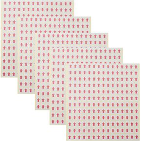 900 Pcs Red Arrow Stickers Self Adhesive Rectangle Labels Removable Products Inspection Defect Indicator Directional for Shipping Office Warehouse School