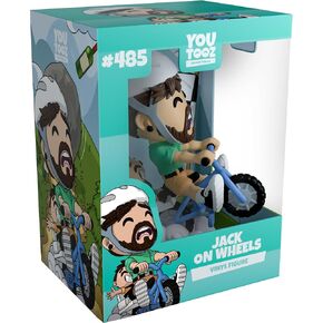 Youtooz Original Jack on Wheels 4.9", Jack on Wheels Vinyl Figure, Collectible Jack on Wheels from Jacksepticeye by Youtooz Original Collection
