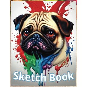 كتاب رسم: نسخة سكيتتشن كوكب - لمحبي الحيوانات الأليفة فنان يرسم لوحة ورق فارغة 8.5 "x 11" - دفتر ملاحظات 120 صفحات كتاب ورقي فارغ لرسومات الرسم الكتب المراوغة