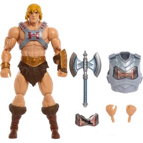 Masters of the Universe: Revolution Masterverse Action Figure & Accessories, He-Man Deluxe MOTU Collectible with 30 Articulations, 7-inch