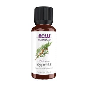 NOW Essential Oils, Cypress Oil, Balancing Aromatherapy Scent, Steam Distilled, 100% Pure, Vegan, Child Resistant Cap, 1-Ounce