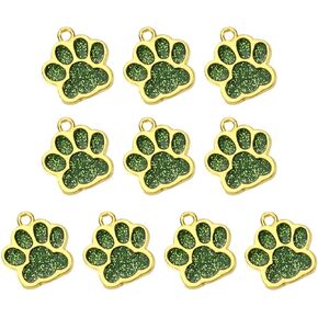 Patikil Animal Dog Cat Paw Printants ، 10 pcs crystal topprint dog cat paw printants for diy netcleace mongel make ،