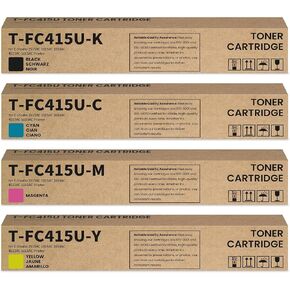 خراطيش TO-FC415U TONER 4-PACK T-FC415U-K T-FC415U-C T-FC415U-M T-FC415U-Y تونر بديل TOSHIBA T-FC415U الحبر لـ E-Studio 2515AC 3515AC 4515AC 50AC PRITER