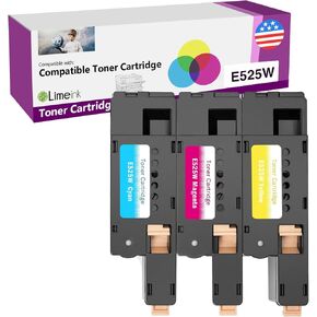 Limeink Compatible Toner Cartridge Replacement for Dell E525W Toner Cartridges for Dell E525w Cartridge E525w e 525w H3M8P Ink for e525 3 Pack