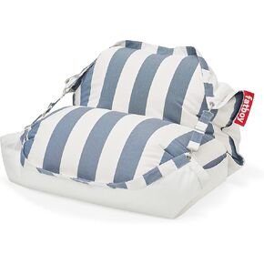 Fatboy الأصلي Floatzac Bean Bag Pool Float ، Stripe Ocean Blue