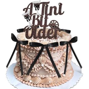 A Tini Bit Older Birthday Cake Topper Espresso Martini Cake Decor Tiny Bit Older Party Decor Espresso Martini Birthday Decorations