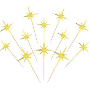 30PCS Star Cupcake Toppers Little Star Twinkle Cupcake Picks Engagement Bridal Baby Shower Wedding Birthday Party Cake Decorations Supplies Blue in Kuwait