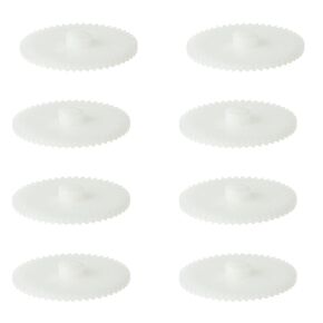 Othmro 10pcs التروس البلاستيكية 52 طراز أسنان 522A تخفيض تروس الدودة البلاستيكية ل RC Car Robot Motor