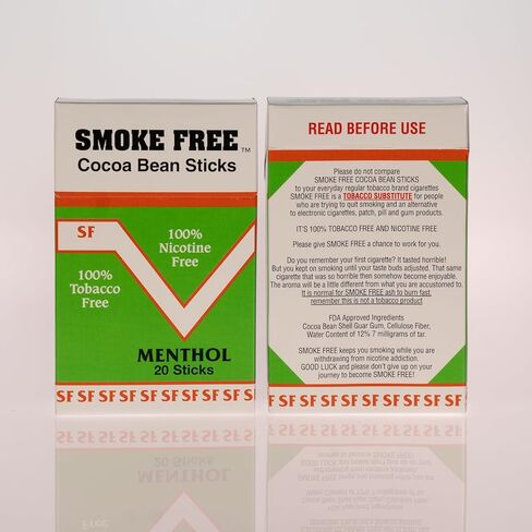 Smoke Free Herbal Cocoa Cigarettes - 1 Pack Regular - 100% Tobacco & Nicotine Free - Non Addictive - Tobacco Substitute - Premium Regular Flavor - 1 Pack (20 Sticks) in Saudi Arabia