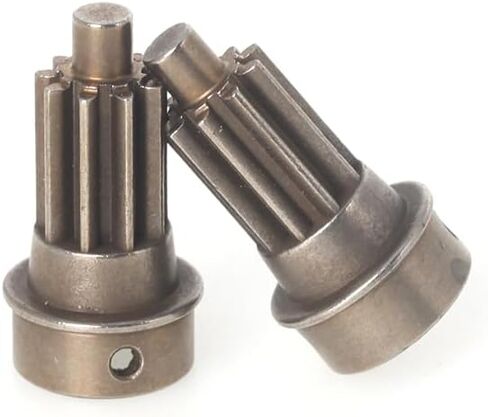 LCX 1/10th RC Crawler Car Metal Front Rear Portal Axle Drive Input Gear 2pcs for TRX4 TRX6, Upgrades Parts Accessories (Rear Axle) in Kuwait