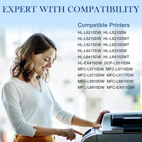 TN830XL Toner Cartridge Replacement for Brother TN830XL TN830 XL Toner Compatible with HL-L2460DW HL-L2405W HL-L2400D HL-L2480DW MFC-L2820DW MFC-L2820DW XL DCP-L2640DW Printers (Black, 4Pack) in Saudi Arabia