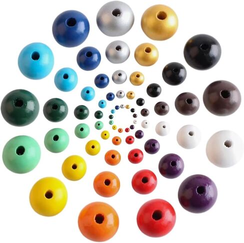 Decor for Pens 10pcs Full Pearl Beads Chunky Glitter Beads for Beaded Pens Bulk Jewelry Keychains Making in Saudi Arabia
