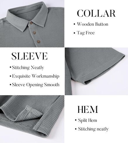 SAMERM Mens Zipper Polo Shirts Short Sleeve Casual Fashion Stylish Knit Polo T Shirt for Men in Kuwait