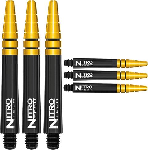 سيقان رمي السهام المتوسطة من RED DRAGON Nitrotech - مجموعتان في كل عبوة (إجمالي 6 سيقان) in Kuwait