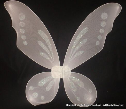 Fairy Wings - Pixie Wings - Tinkerbell Wings - White in Saudi Arabia