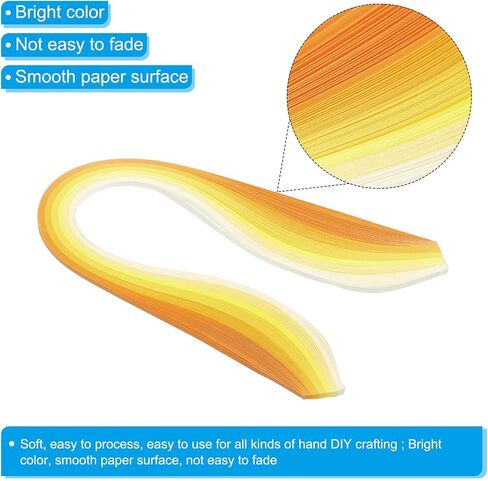 Patikil 1200PCS Rainbow Quilling Strips Paper 1/8 "(3mm) 15" اوريغامي ورق Quilling Strip for Art DIY Hand Craft ، التدرج الوردي in Saudi Arabia