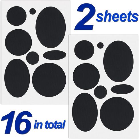 16PCS Down Jacket Repair Patch, Self Adhesive Puffer Jacket Repair Kit, Navy Nylon Fabric Repair Tape for Coats, Tents, Sleeping Bags in Saudi Arabia