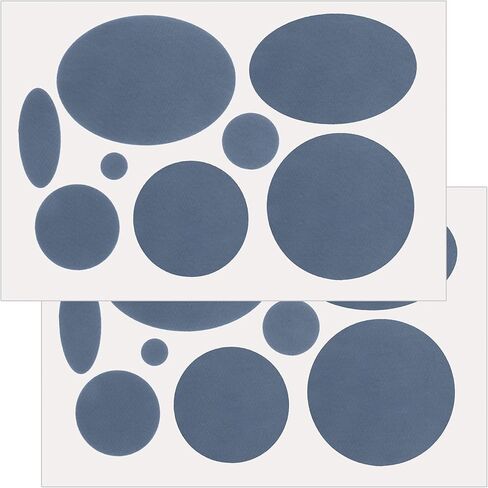 16PCS Down Jacket Repair Patch, Self Adhesive Puffer Jacket Repair Kit, Navy Nylon Fabric Repair Tape for Coats, Tents, Sleeping Bags in Kuwait