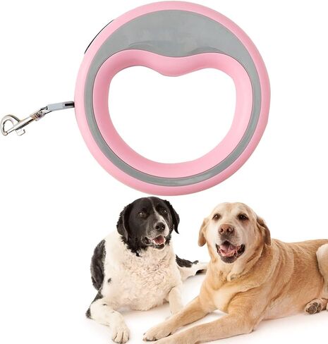 2.5 Meter Retractable Dog Leash, 360° Walking Leash with Safety Lock for Small Medium Dogs(Blue) in Saudi Arabia