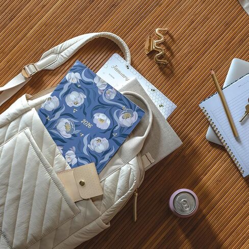 ملاحظة عالية 2026 مخطط شهري لمدة 17 شهرًا: أغسطس 2025 إلى ديسمبر 2026 ، 7.75 "× 9.75" - حديقة النحل in Kuwait