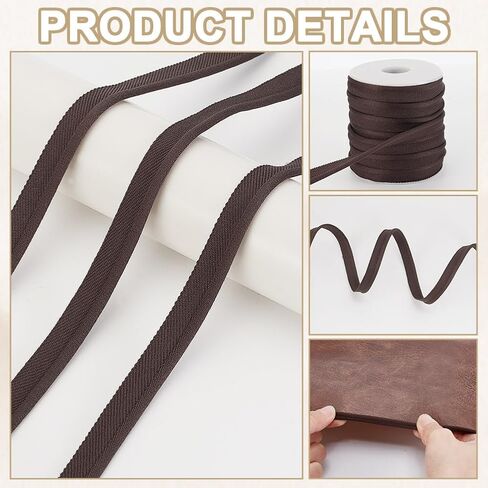 AHANDMAKER 20 Yards Piping Trim, 3/8 Inch(10mm) Piping Bias Tape Lip Cord Trim Fabric Edge Trim Piping Bias Binding Tape Upholstery Piping Trim for Sewing DIY Crafting, Midnight Blue in Saudi Arabia