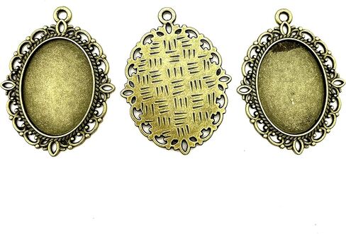 70 قطعة العتيقة الفضة ستار العصا السحرية المعلقات للمجوهرات سوار قلادة DIY الحرفية صنع 25.5 مللي متر x 12.5 مللي متر in Kuwait