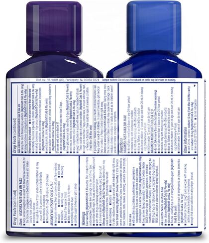 Mucinex Nightshift Cold & Flu Liquid That Relieves Fever/Sneezing/Sore Throat/Runny Nose and Cough, 6 Fl Oz (Pack of 1) in Saudi Arabia