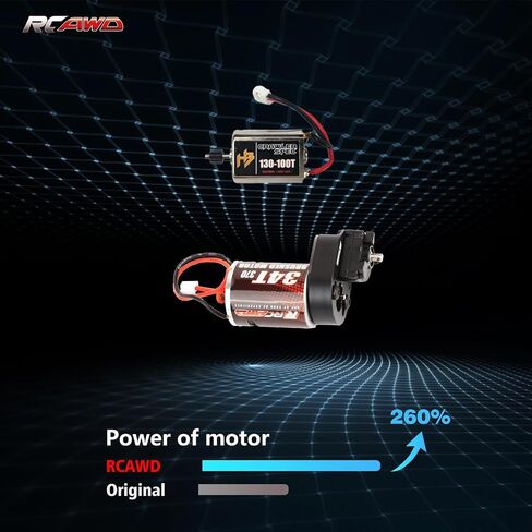 RCAWD 260 ٪ More Power Motor 370 34T CR18P STRIMSIMNIS TRASEBOX مجموعة HOBBYPLUS 1/18 CR18P EVO ROCK Trail Hunter Series Part Red in Saudi Arabia