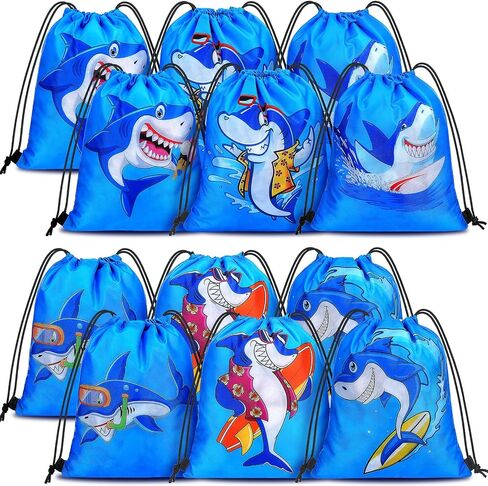 12 Pcs Kids Summer Party Favors Drawstring Treat Gift Candy Bags for Beach Party in Saudi Arabia