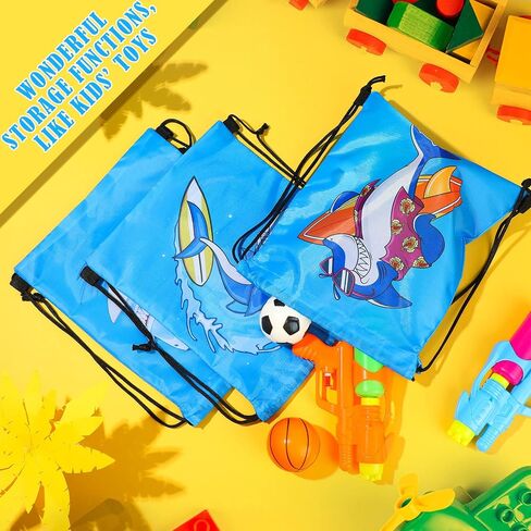 12 Pcs Kids Summer Party Favors Drawstring Treat Gift Candy Bags for Beach Party in Saudi Arabia