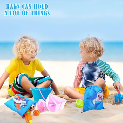 12 Pcs Kids Summer Party Favors Drawstring Treat Gift Candy Bags for Beach Party in Saudi Arabia