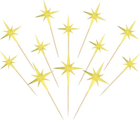 30PCS Star Cupcake Toppers Little Star Twinkle Cupcake Picks Engagement Bridal Baby Shower Wedding Birthday Party Cake Decorations Supplies Blue in Kuwait